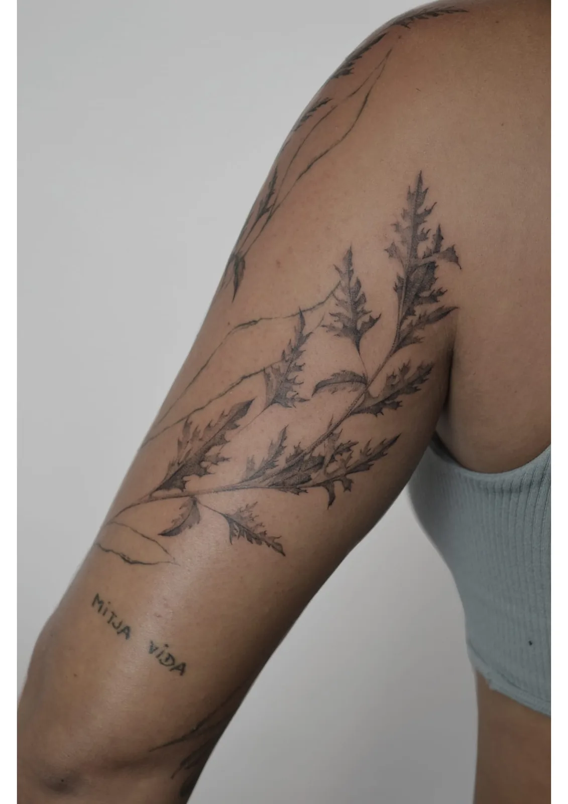 Tatuaje estilo Botánico - ejemplo 12 en Trato Tattoo Estudio Valencia