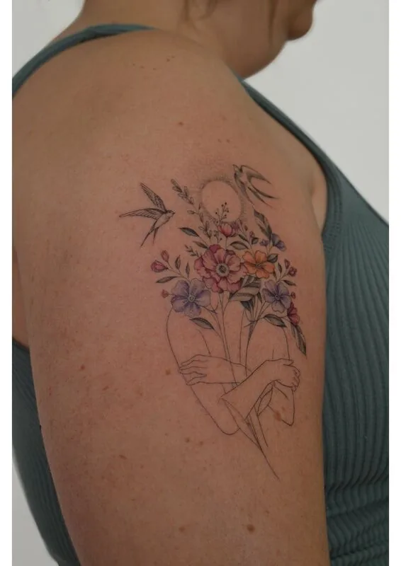 Tatuaje estilo Fineline - ejemplo 4 en Trato Tattoo Estudio Valencia