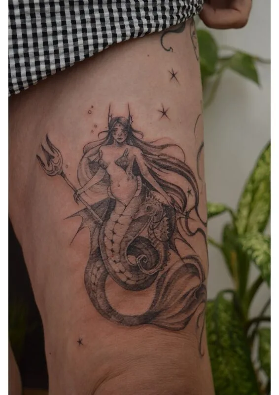 Tatuaje estilo Ilustrativo - ejemplo 1 en Trato Tattoo Estudio Valencia