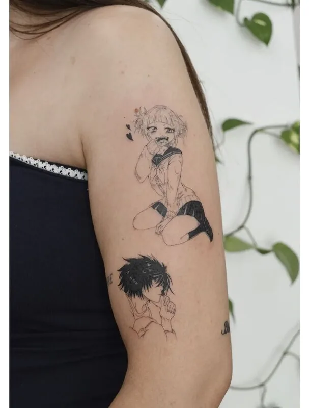 Tatuaje estilo Manga / Anime - ejemplo 1 en Trato Tattoo Estudio Valencia