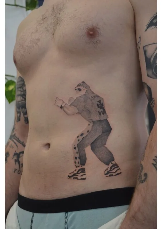 Tatuaje estilo Manga / Anime - ejemplo 3 en Trato Tattoo Estudio Valencia