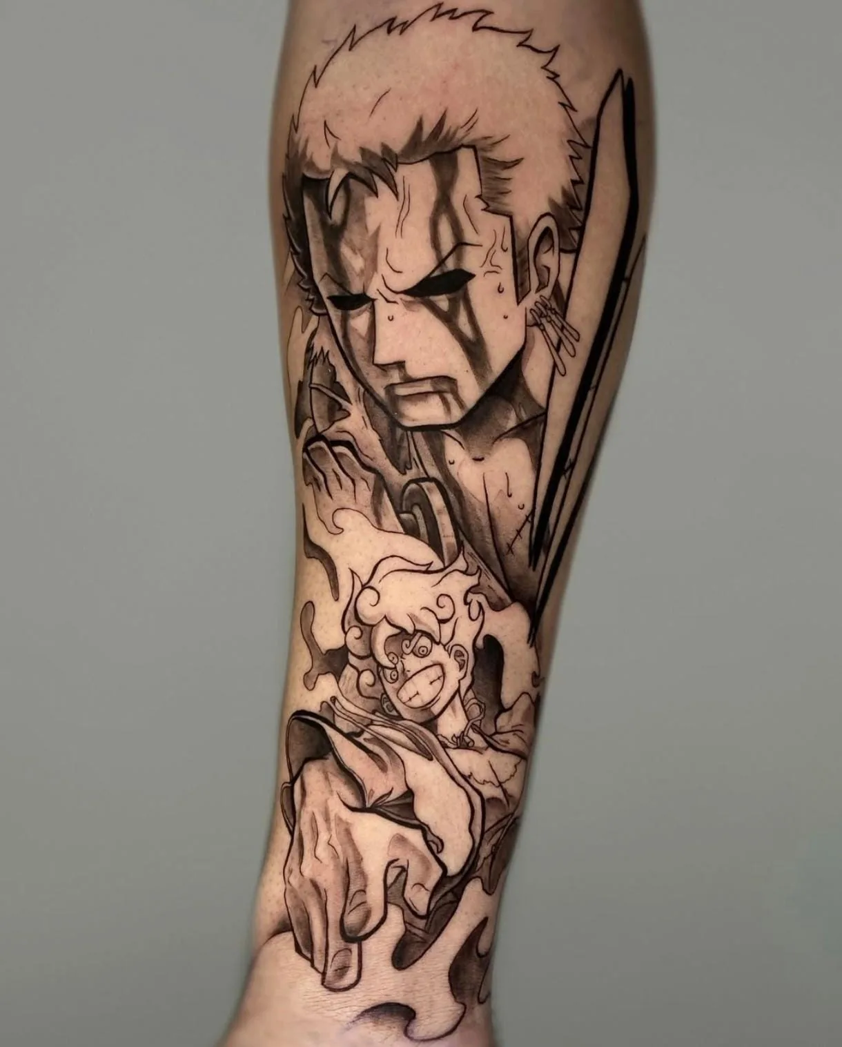 Tatuaje estilo Manga / Anime - ejemplo 5 en Trato Tattoo Estudio Valencia