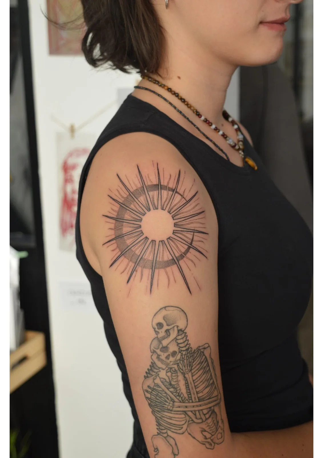 Tatuaje estilo Puntillismo - ejemplo 8 en Trato Tattoo Estudio Valencia