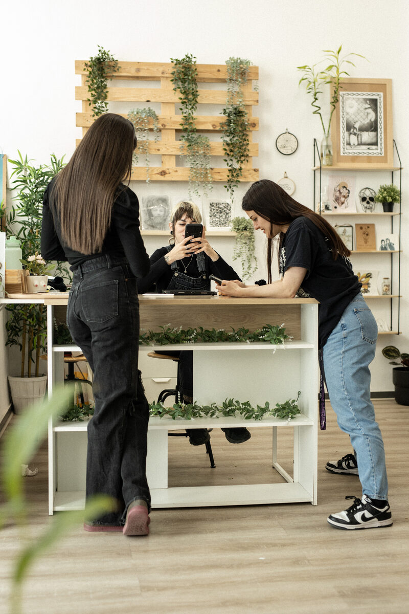 Tatuaje ilustrativo de sirena